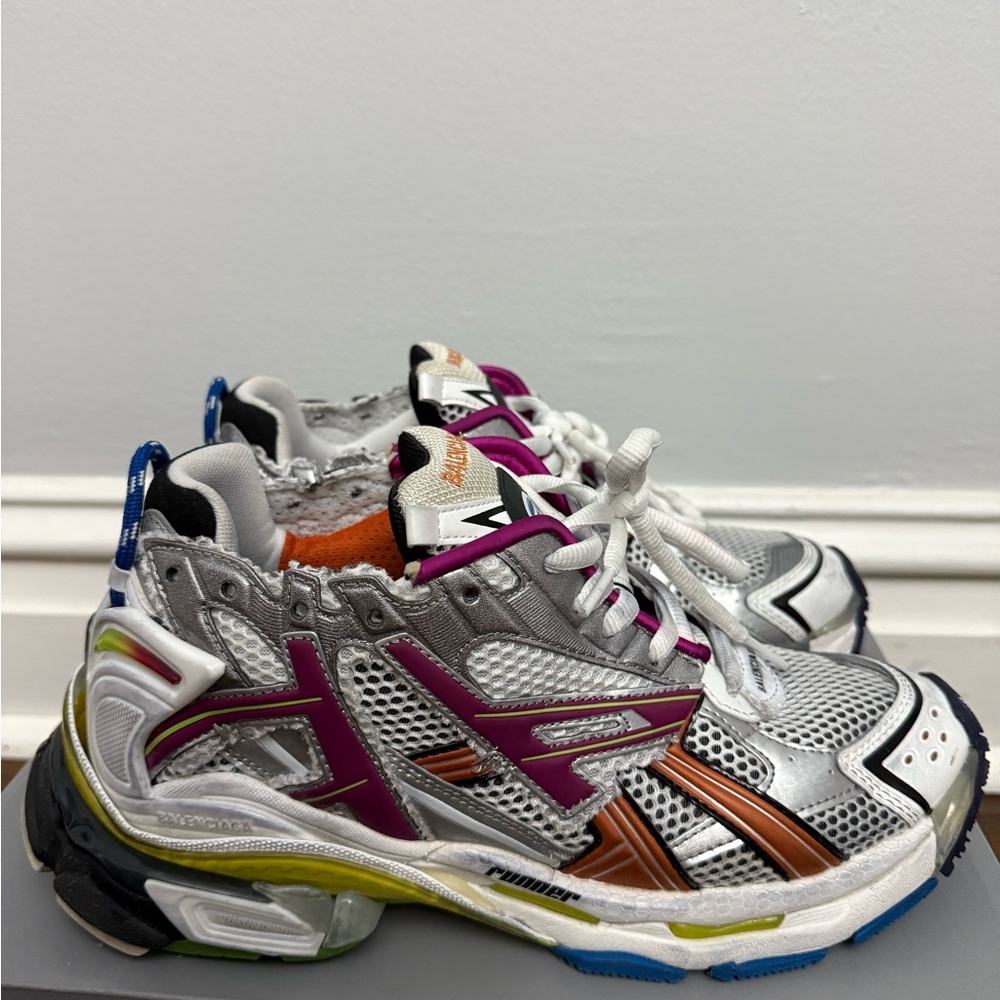 Balenciaga Runner Sneaker 'Grey Multi-Color' - Picture 8 of 11